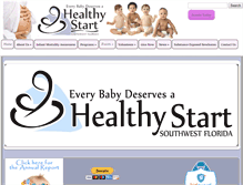 Tablet Screenshot of healthystartbaby.org